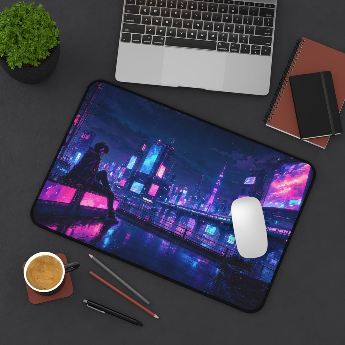 Neo Tokyo Desk Mat