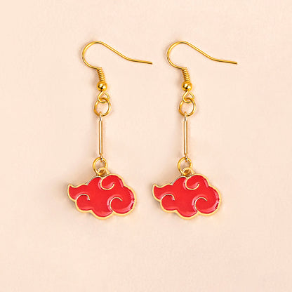 Naruto Akatsuki Cloud Earrings