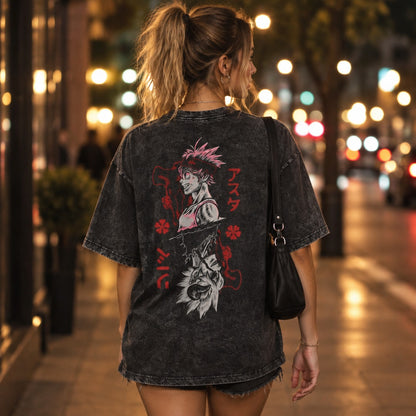 Black Clover Asta Washed Tee