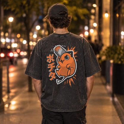 Chainsaw Man Pochita Washed Tee