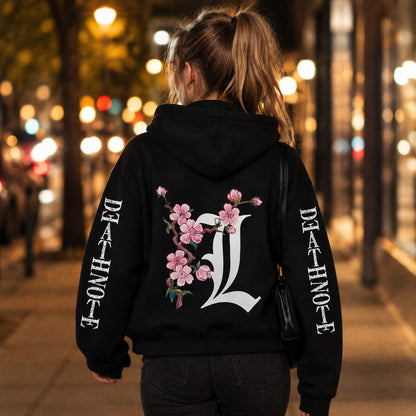 Death Note L Lawliet Cherry Blossom Hoodie