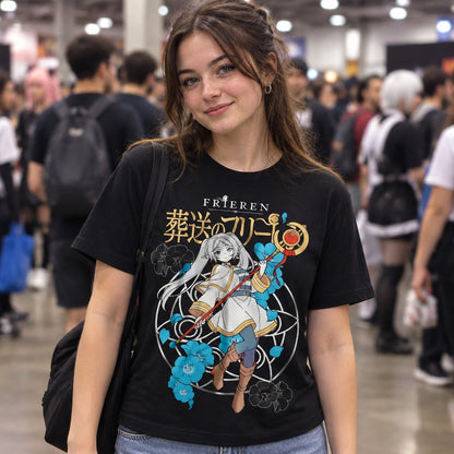 Frieren Staff and Magic Circle Tee