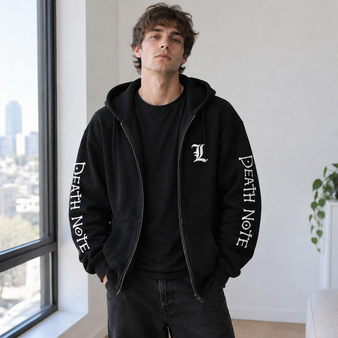 Death Note L Zip Hoodie