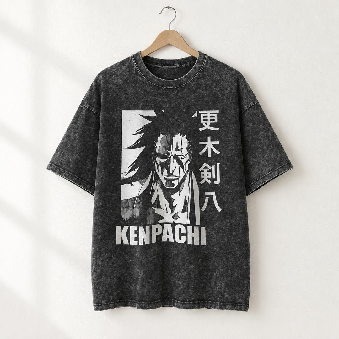 Bleach Kenpachi Zaraki Washed Tee