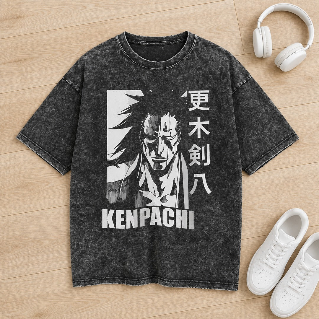 Bleach Kenpachi Zaraki Washed Tee