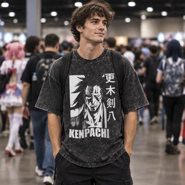 Bleach Kenpachi Zaraki Washed Tee