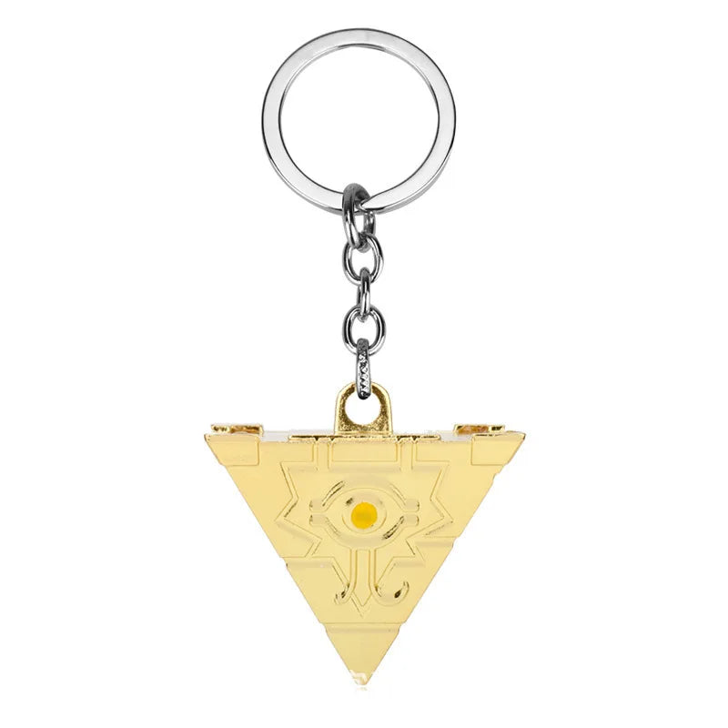 Yu-Gi-Oh! Millennium Puzzle Pendant - Gold keychain