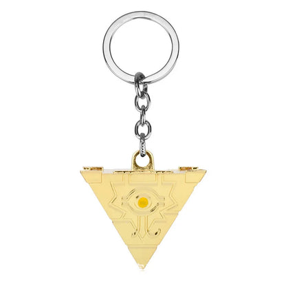 Yu-Gi-Oh! Millennium Puzzle Pendant - Gold keychain