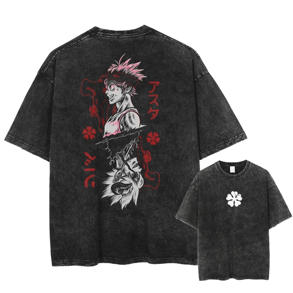 Black Clover Asta Washed Tee