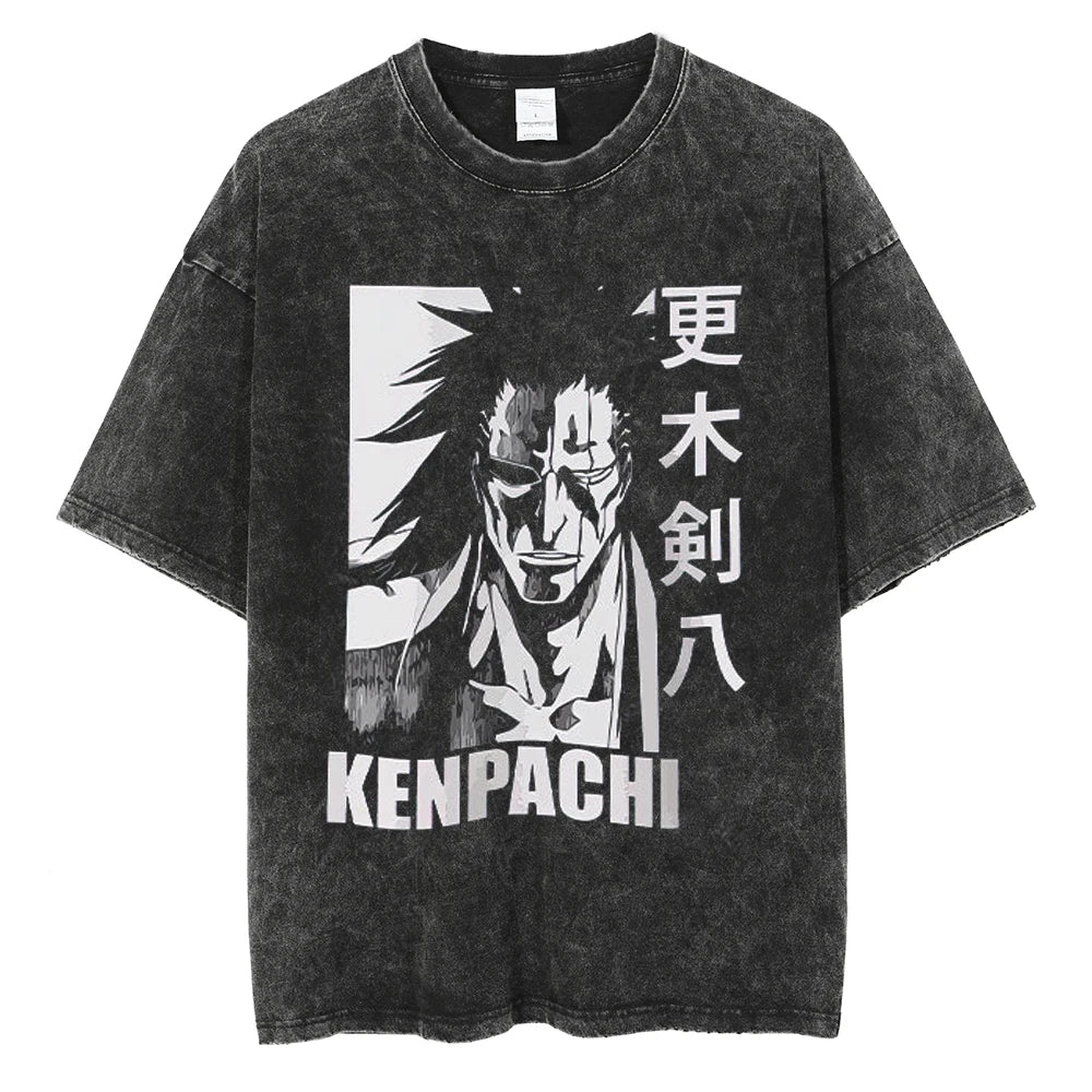 Bleach Kenpachi Zaraki Washed Tee