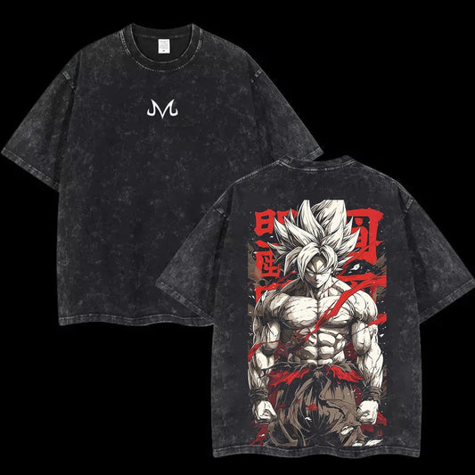 Dragon Ball Super Saiyan Goku Washed Tee