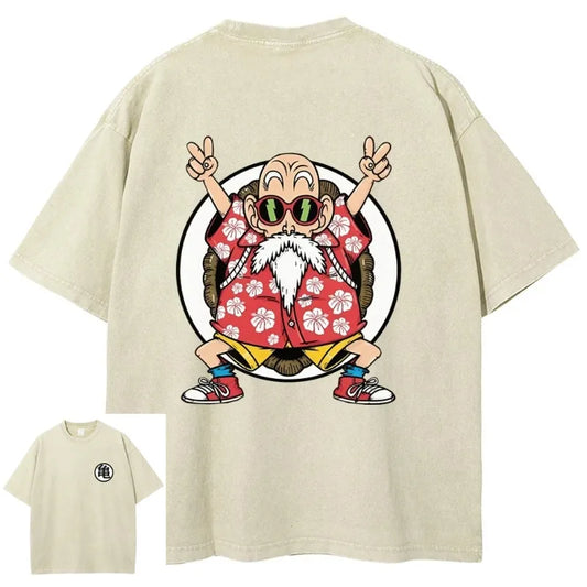 Dragon Ball Master Roshi Washed Tee