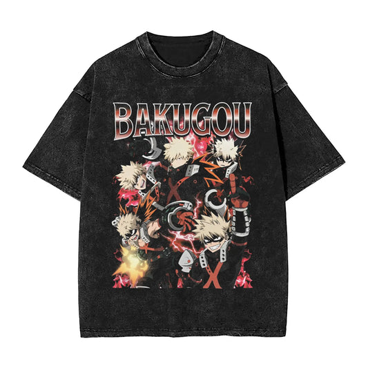 My Hero Academia Bakugou Washed Tee