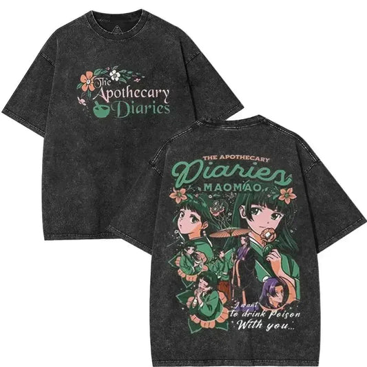 Apothecary Diaries Maomao Garden Washed Tee