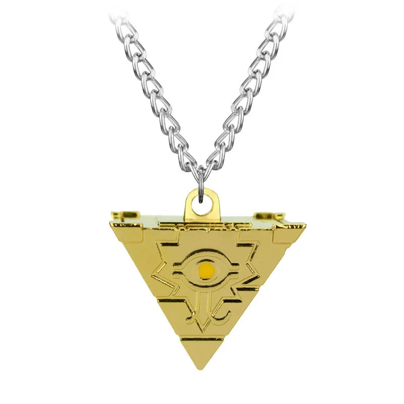 Yu-Gi-Oh! Millennium Puzzle Pendant - Gold necklace