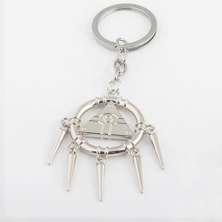 Yu-Gi-Oh! Millennium Ring Pendant - Silver keychain