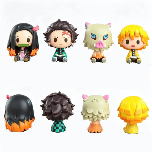 Demon Slayer Chibi Figure Set (4 Pack)
