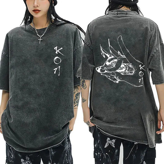 Chainsaw Man Aki Hayakawa Fox Devil Washed Tee
