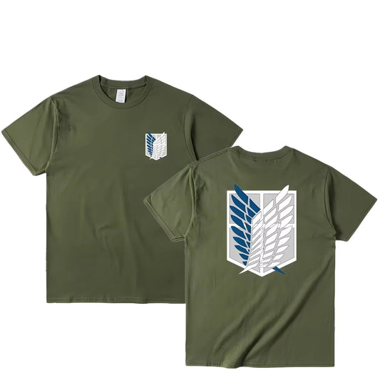 Attack on Titan Survey Corps Olive Tee