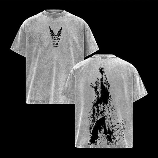 My Hero Academia All Might Washed Tee
