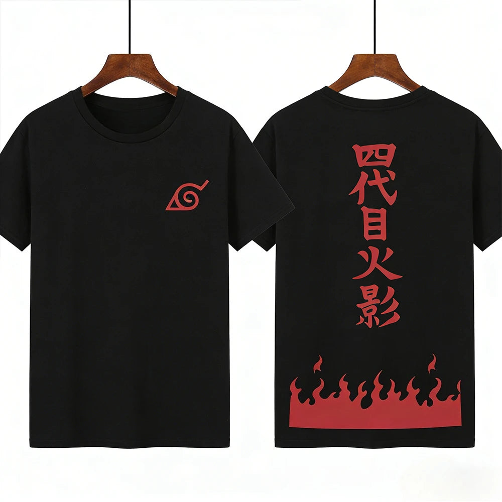 Naruto Fourth Hokage Flame Tee