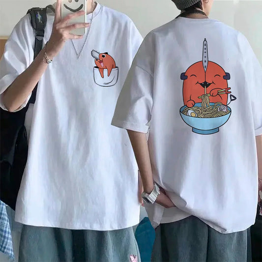 Chainsaw Man Pochita Ramen Tee
