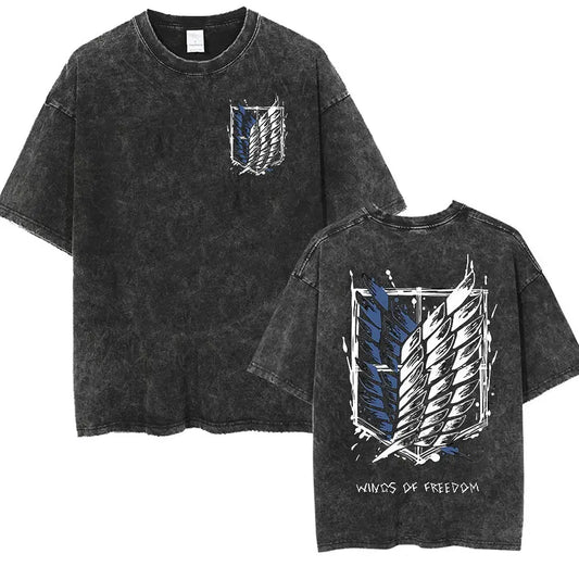 Attack on Titan Wings of Freedom Washed Tee