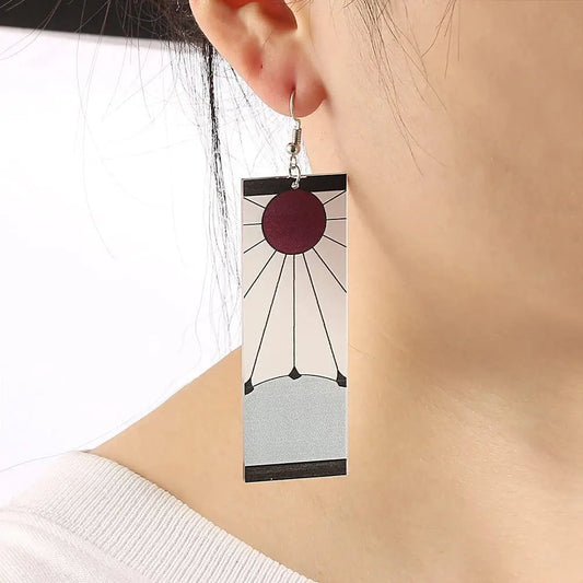 Demon Slayer Hanafuda Earrings