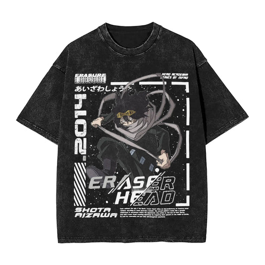 My Hero Academia Eraser Head Aizawa Washed Tee