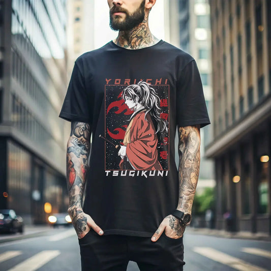 Demon Slayer Yoriichi Tsugikuni Tee