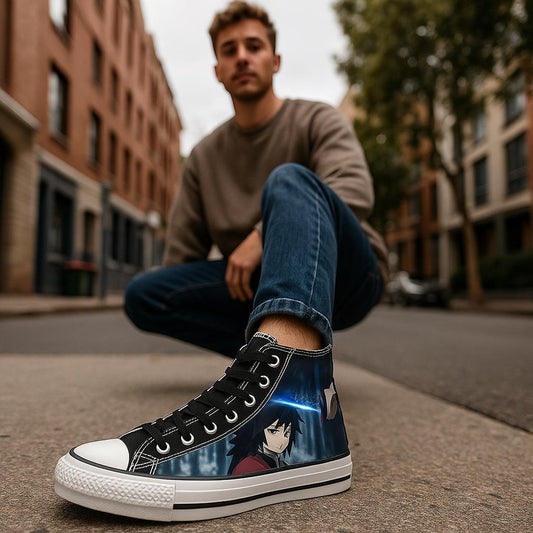 Demon Slayer Giyu Tomioka Canvas High Tops