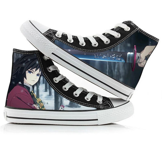 Demon Slayer Giyu Tomioka Canvas High-Tops
