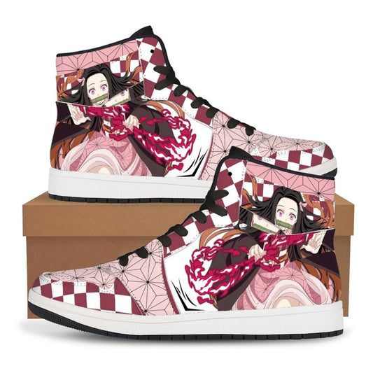 Demon Slayer Nezuko High-Top Sneakers