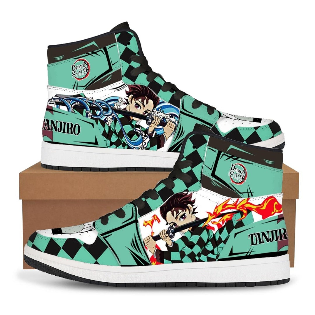 Demon Slayer Tanjiro High-Top Sneakers