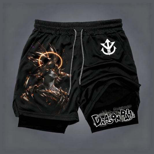 Dragon Ball 2-in-1 Gym Shorts