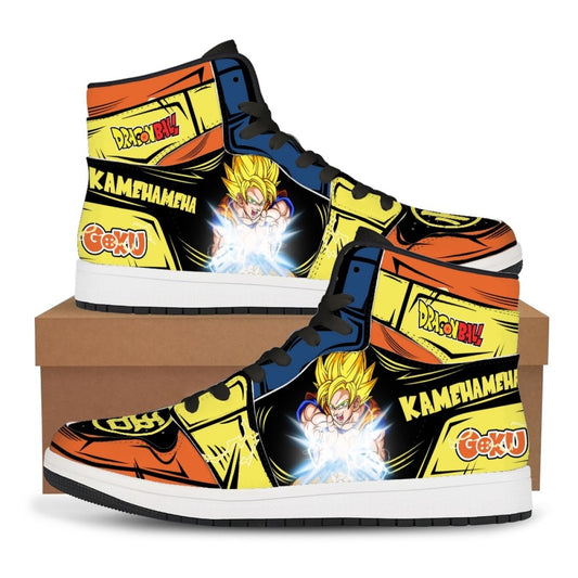 Dragon Ball Goku Kamehameha High-Top Sneakers