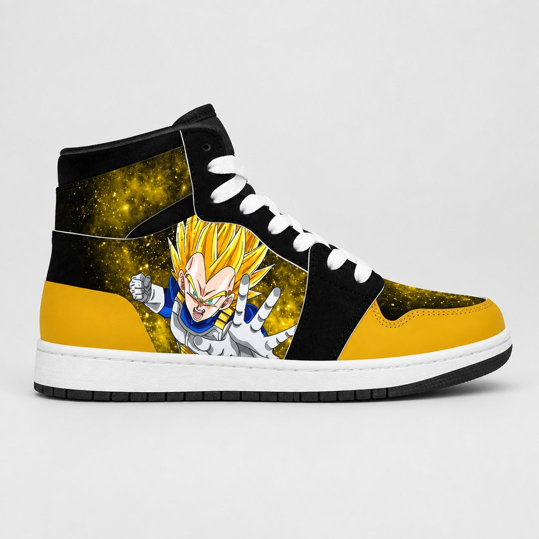 Dragon Ball Super Saiyan Vegeta High Top Sneakers