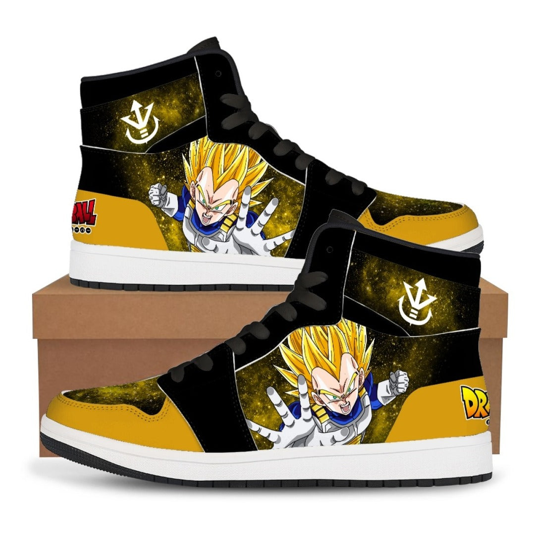 Dragon Ball Super Saiyan Vegeta High-Top Sneakers