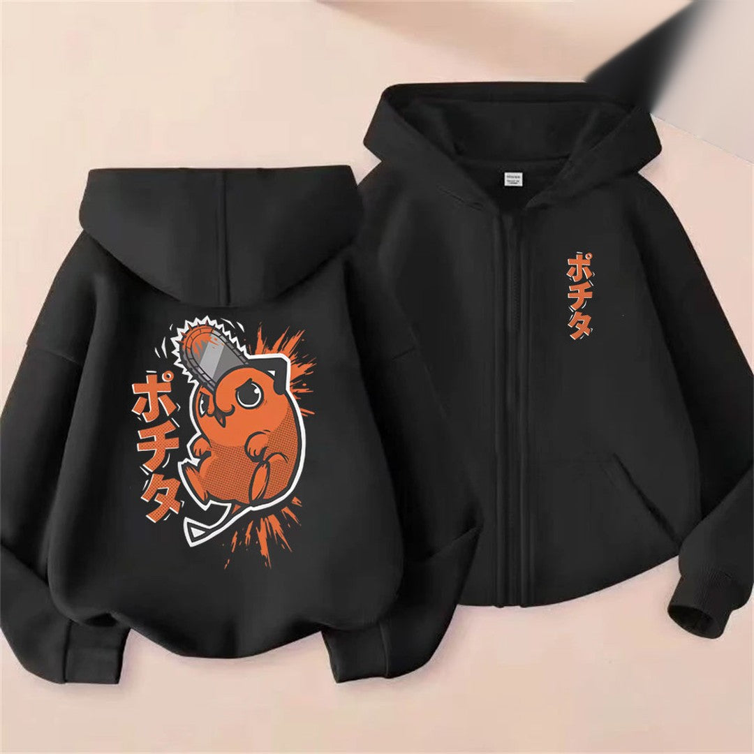 Chainsaw Man Pochita Zip Hoodie