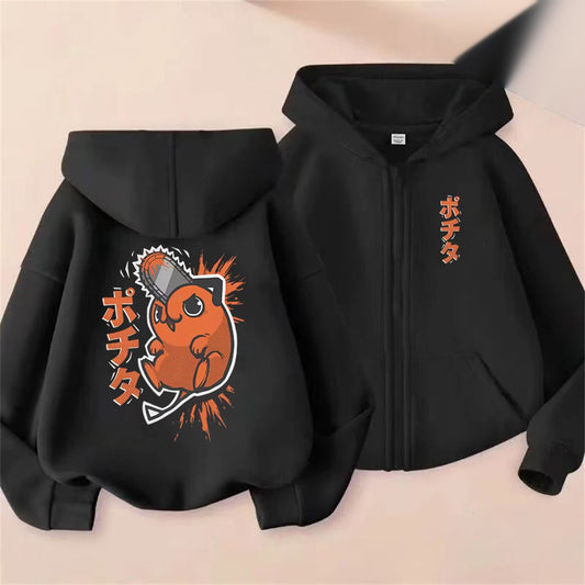 Chainsaw Man Pochita Zip Hoodie