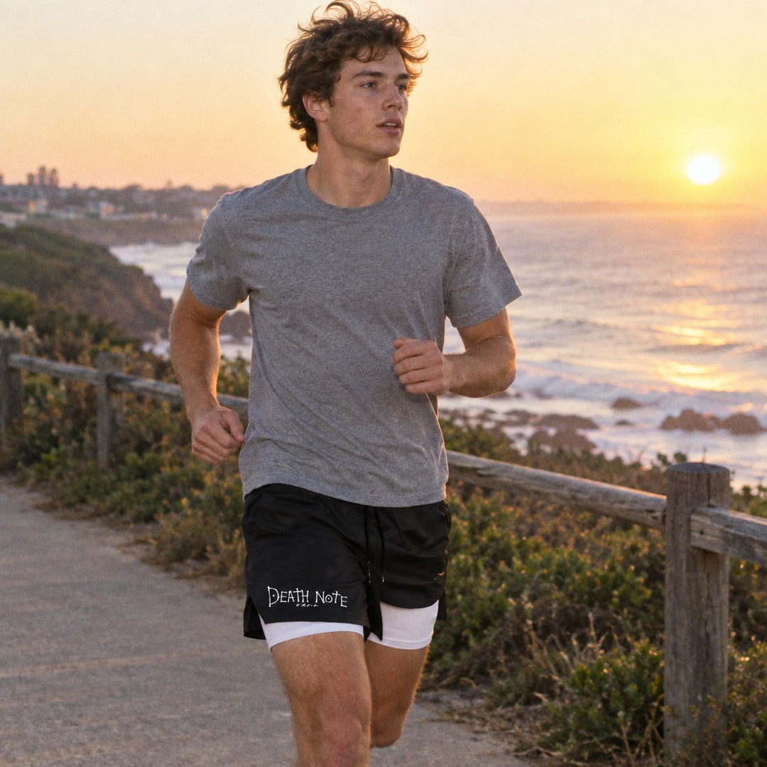 Death Note 2-in-1 Gym Shorts