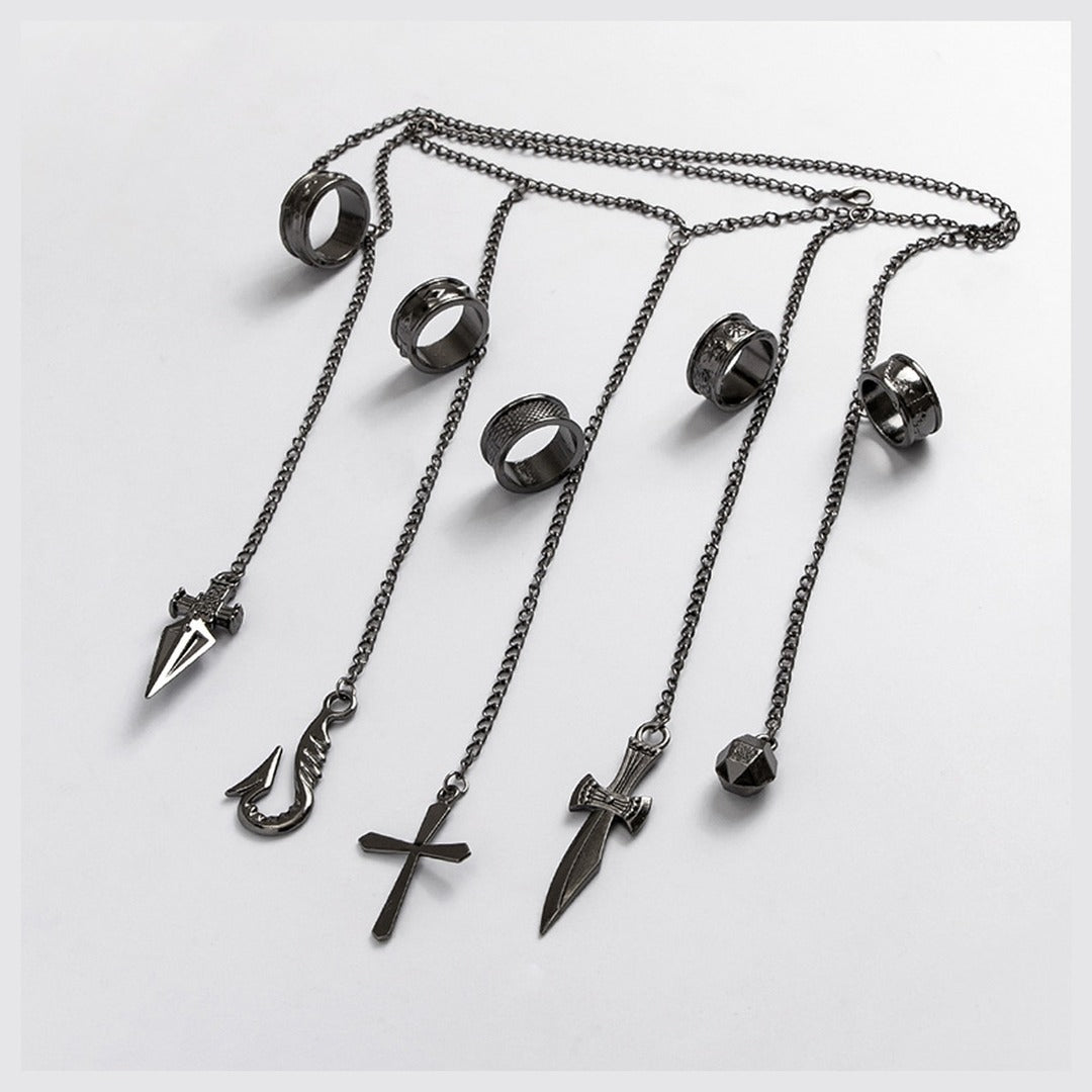 Hunter x Hunter Kurapika Chain Ring Bracelet