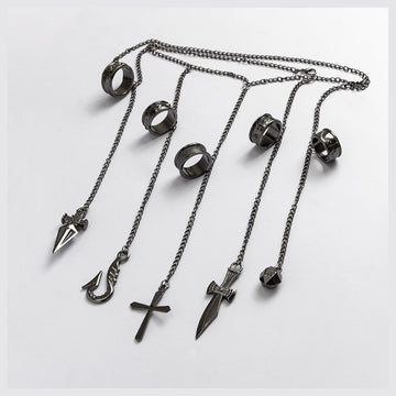 Hunter x Hunter Kurapika Chain Ring Bracelet