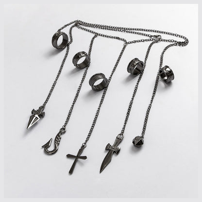 Hunter x Hunter Kurapika Chain Ring Bracelet