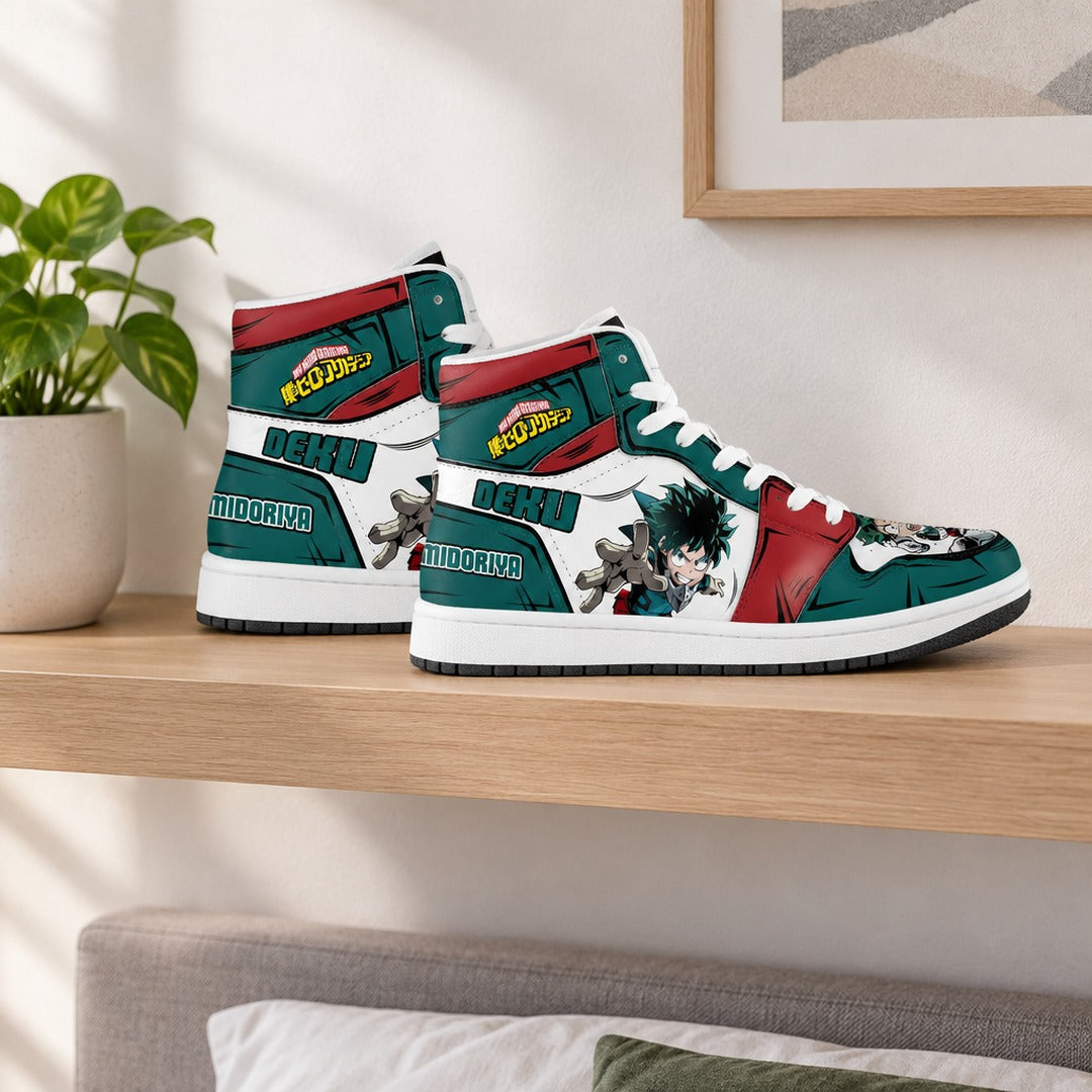 My Hero Academia Deku High Top Sneakers