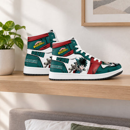 My Hero Academia Deku High Top Sneakers