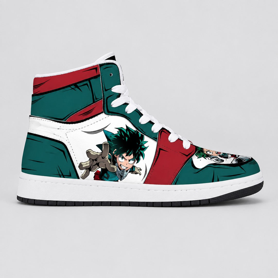 My Hero Academia Deku High Top Sneakers