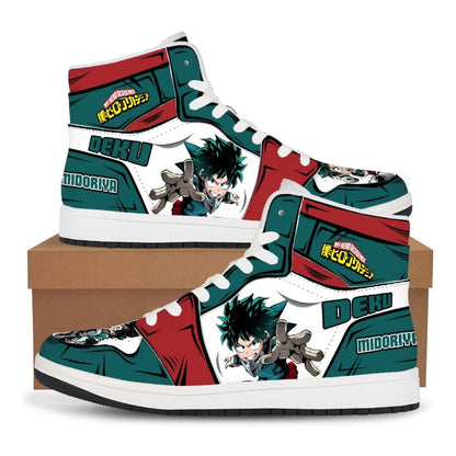 My Hero Academia Deku High-Top Sneakers