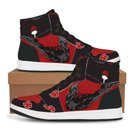 Naruto Akatsuki Cloud High-Top Sneakers