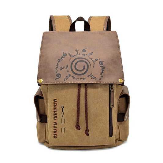 Naruto Uzumaki Canvas Backpack